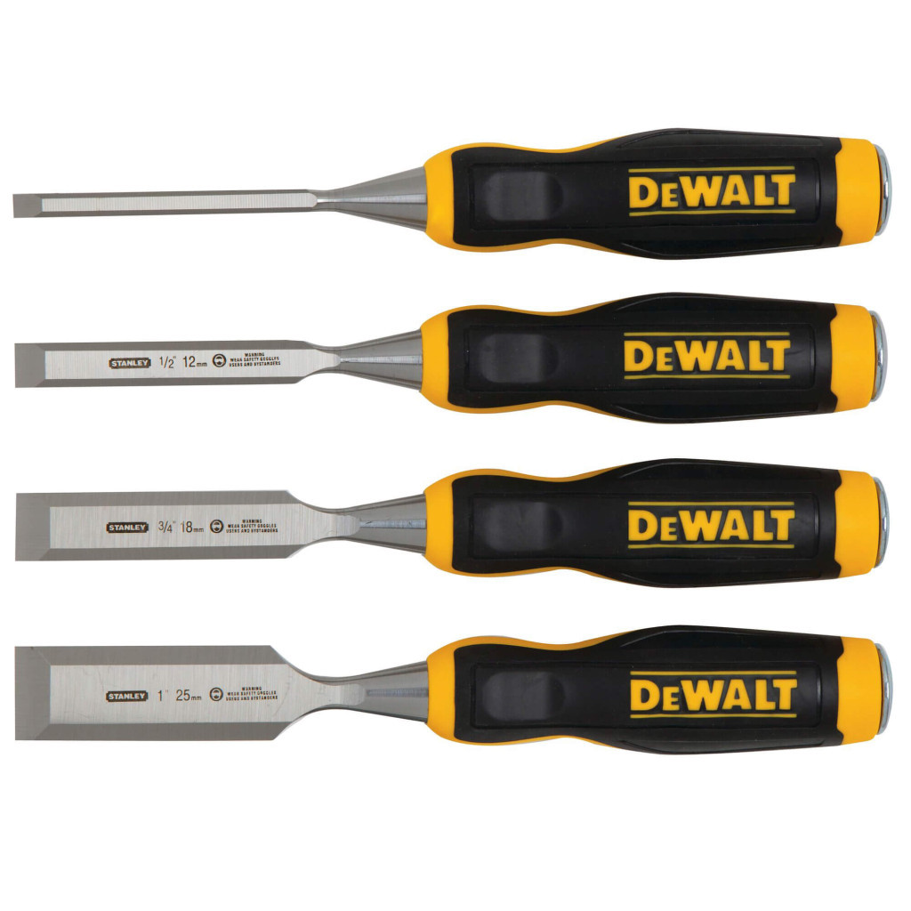 Стамеска DeWALT 4 шт 6,12,18,25 мм. (DWHT0-16063) - зображення 1