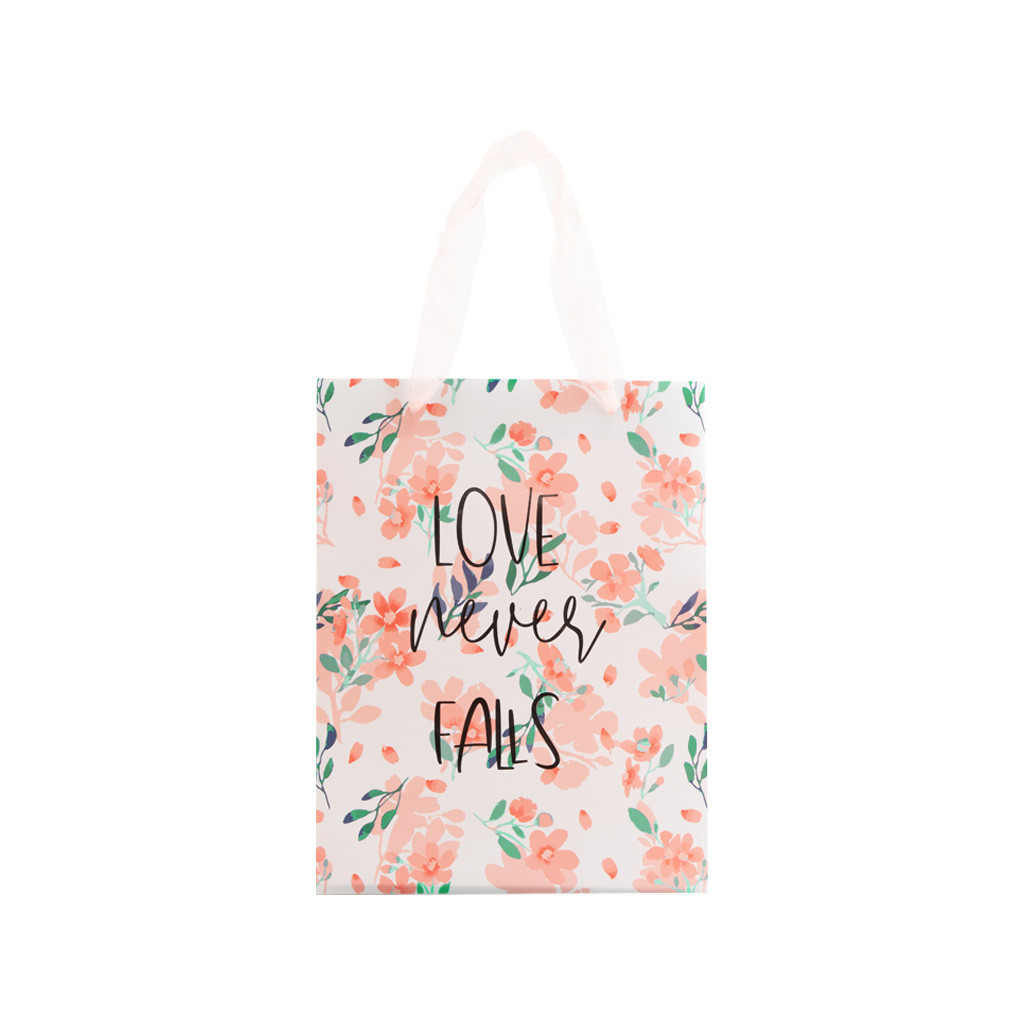 Подарунковий пакет Axent пластиковий 32х27см, Peachy Mood 01 (8504-25-A) - зображення 1