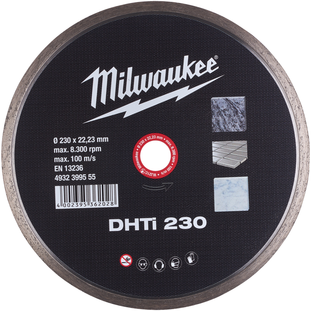 Круг відрізний Milwaukee алмазний DHTI 230, 230мм (4932399555) - зображення 1