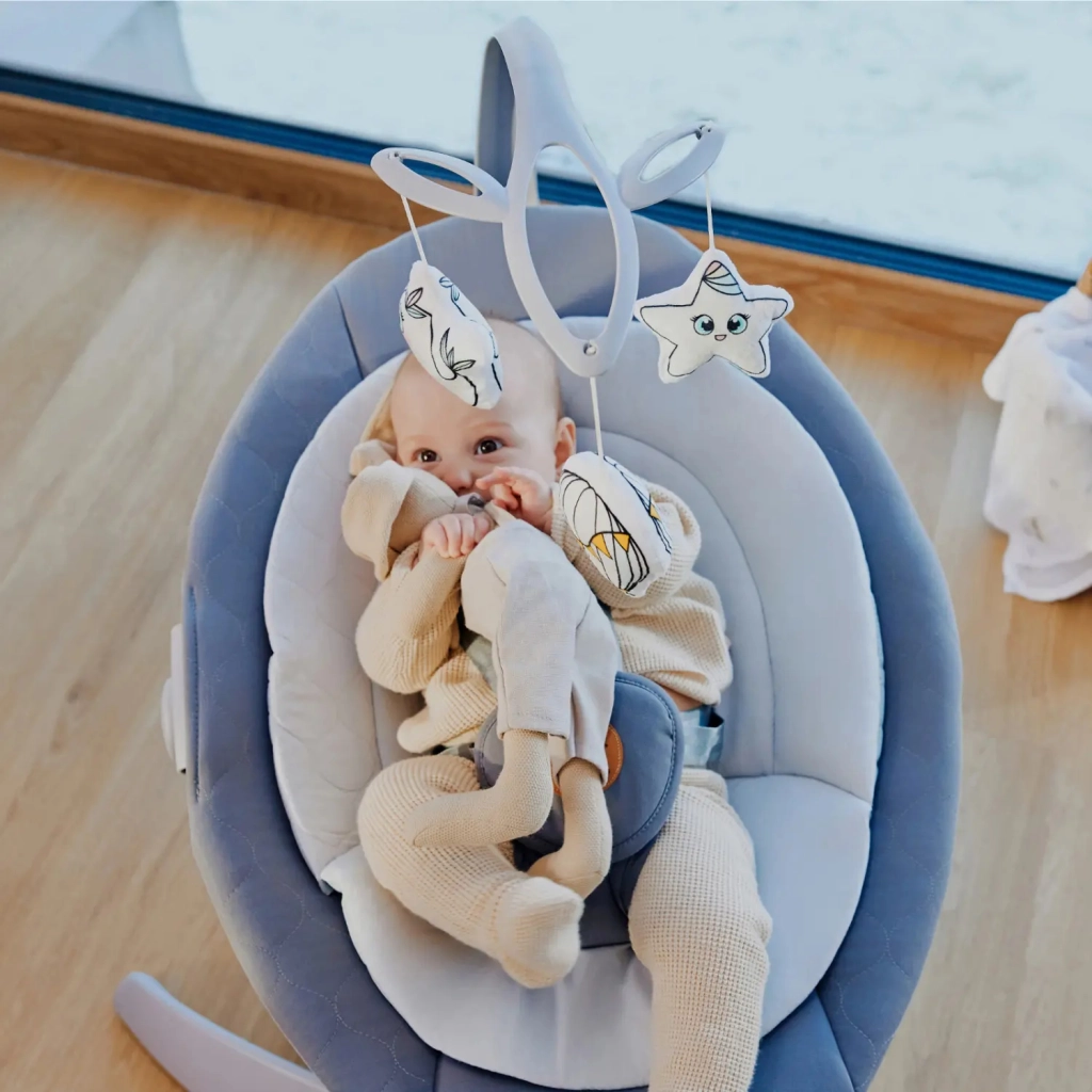 Крісло-гойдалка Lionelo Mell Grey stone (LO-MELL GREY STONE) - зображення 10