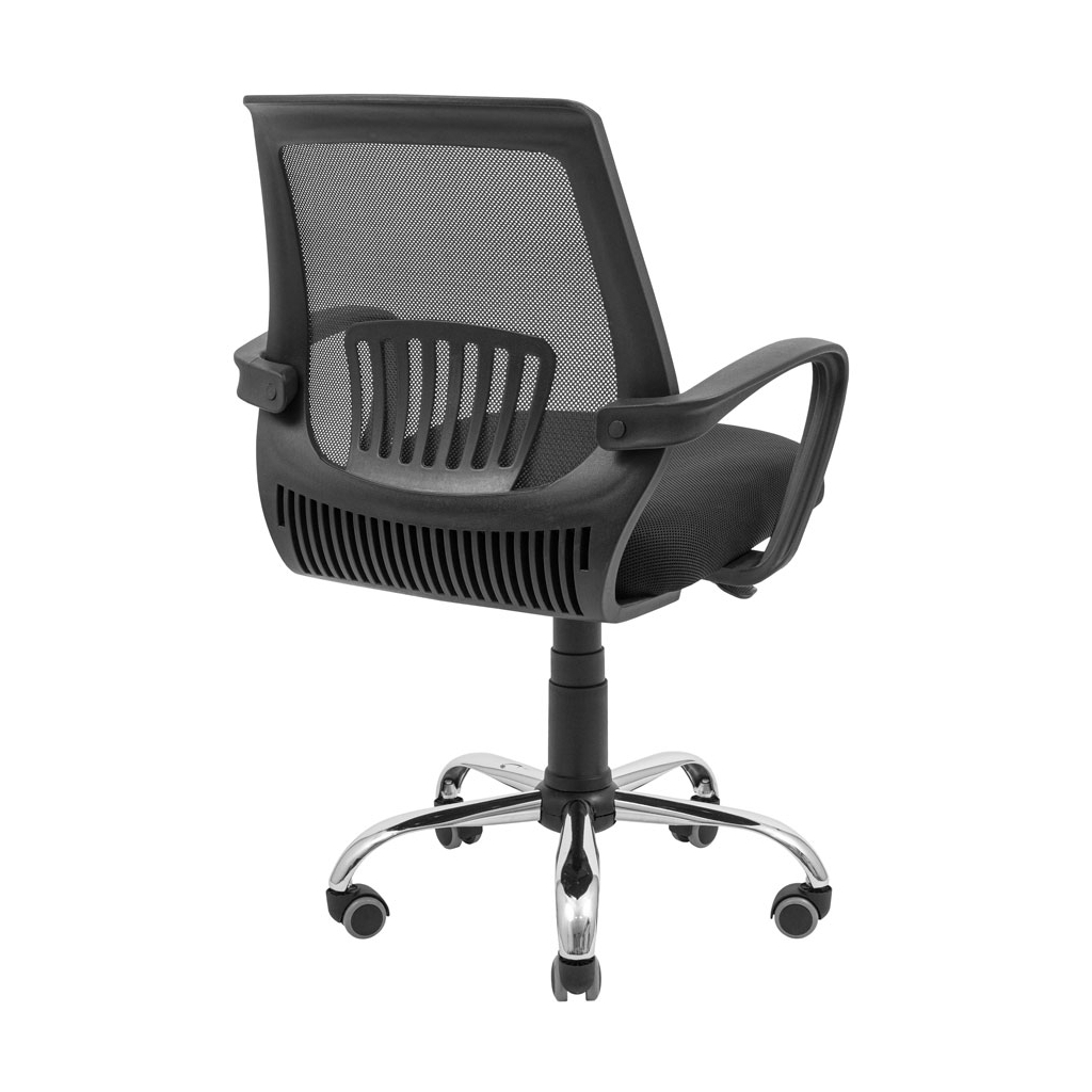 Офісне крісло Richman Стар Хром Піастра Сітка чорна + сіра (сидіння) (R00000044930) - зображення 4