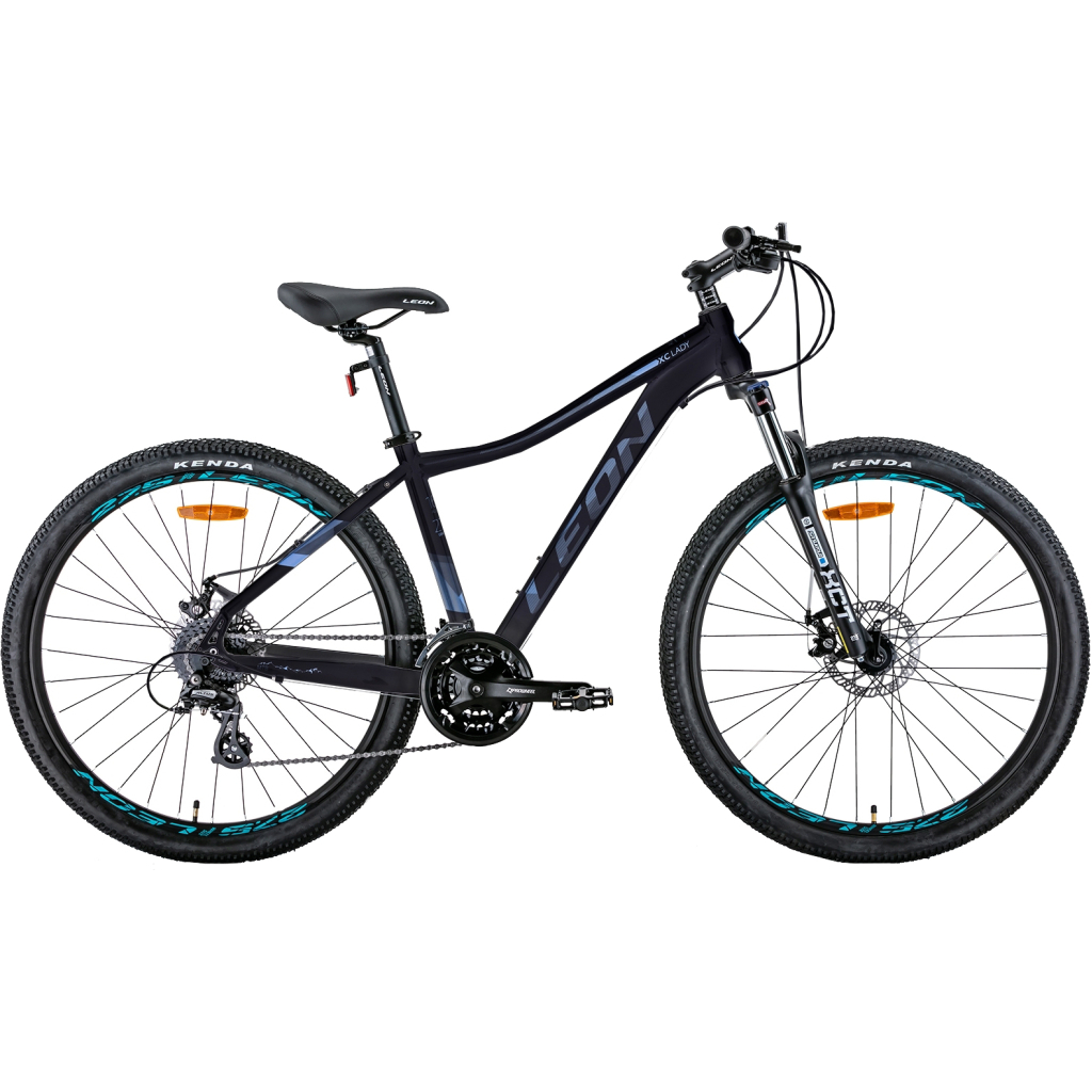 Велосипед Leon 27.5" XC-LADY AM Hydraulic Lock Out DD рама-16,5" 2022 Black/Lilac (OPS-LN-27.5-161) - зображення 1
