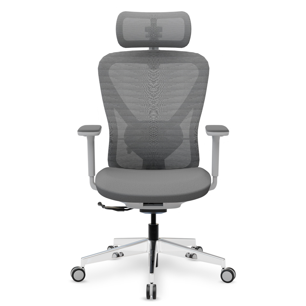 Офісне крісло Mealux Q1 Air Fabric Grey (HF-Q1 F/G) - зображення 3