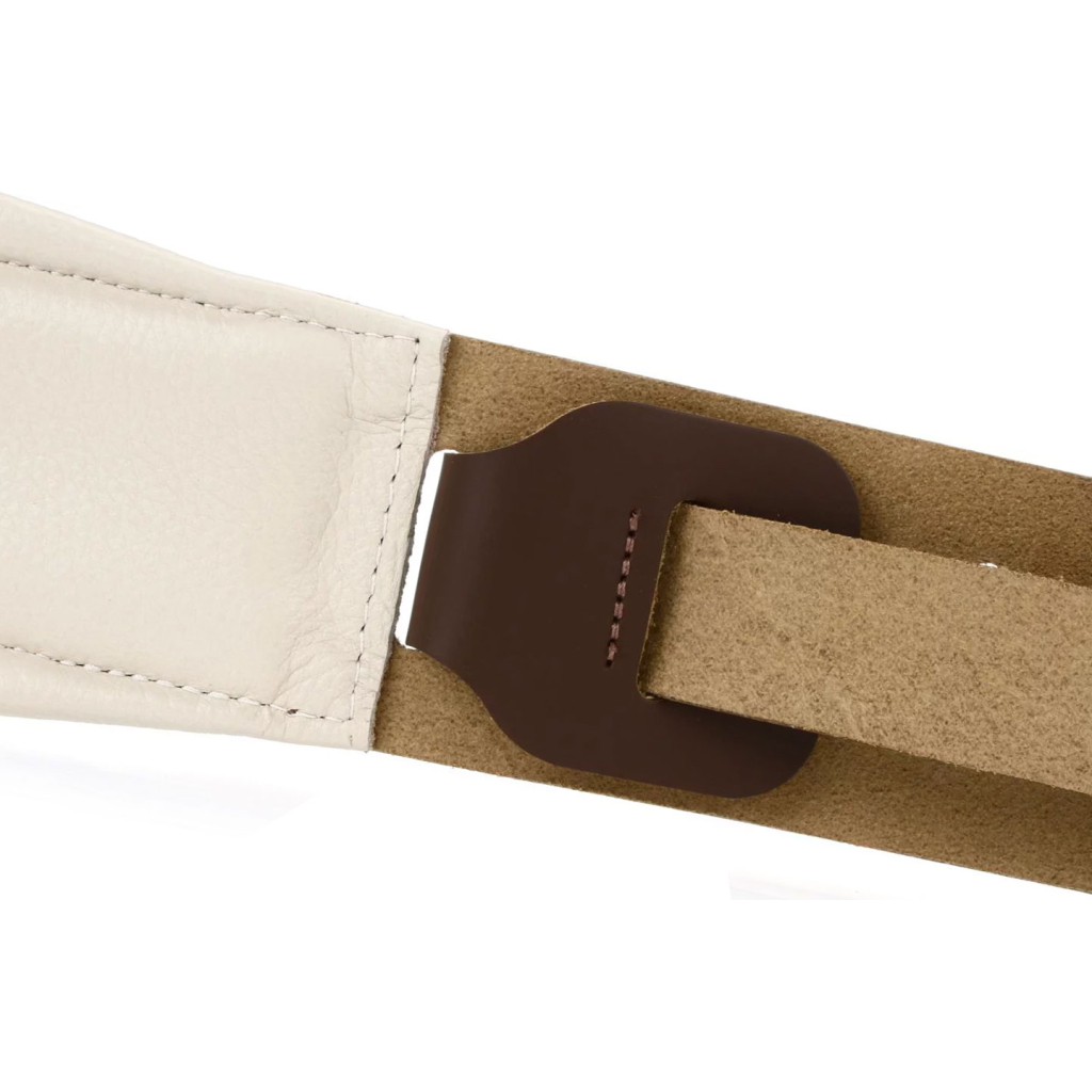 Ремінь для гітари Levy's Classics Series Padded Two-Tone Guitar Strap (Brown, Cream) (M26PD-BRN_CRM) - зображення 6