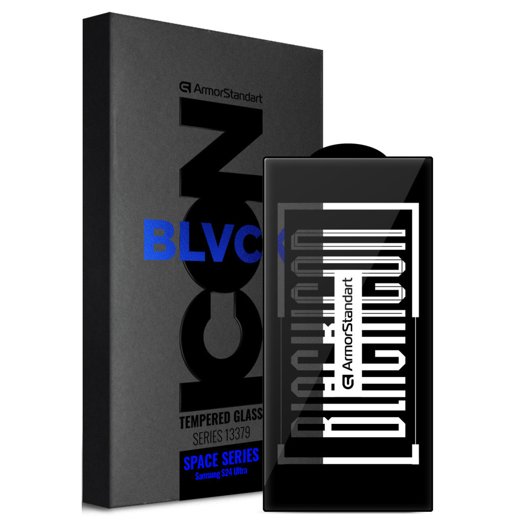 Скло захисне Armorstandart Space Black Icon Samsung S24 Ultra (ARM76116) - зображення 1