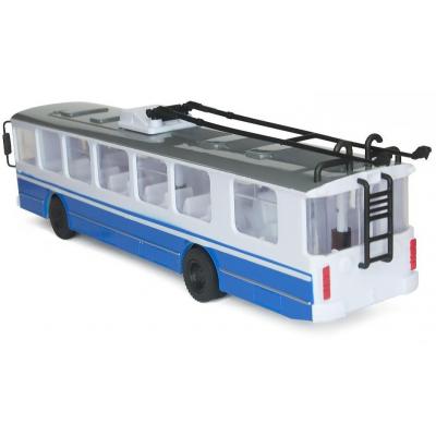 Спецтехніка Технопарк ТРОЛЛЕЙБУС BIG свет, озвуч. укр. яз. (SB-17-17WB) - зображення 3