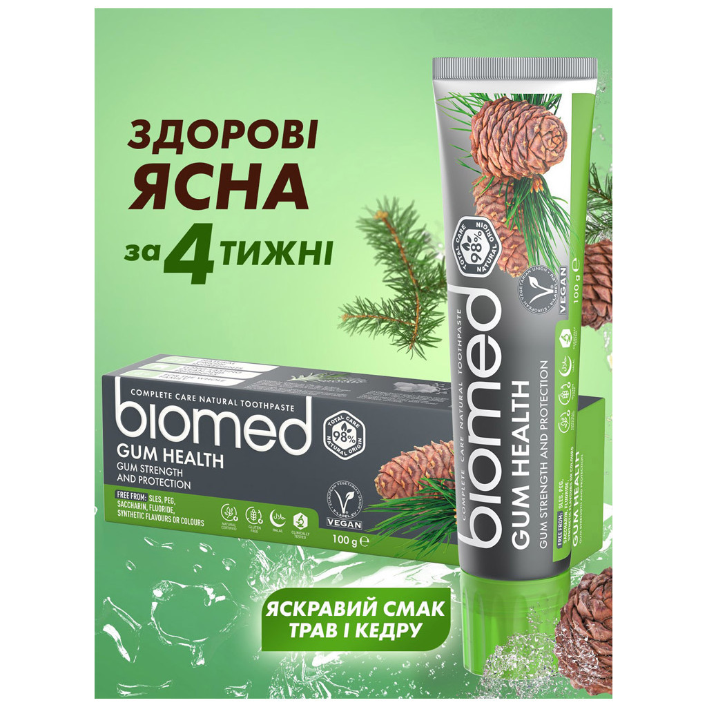 Зубна паста BioMed Gum Health Здоров'я ясен 100 г (7640168932589) - зображення 6