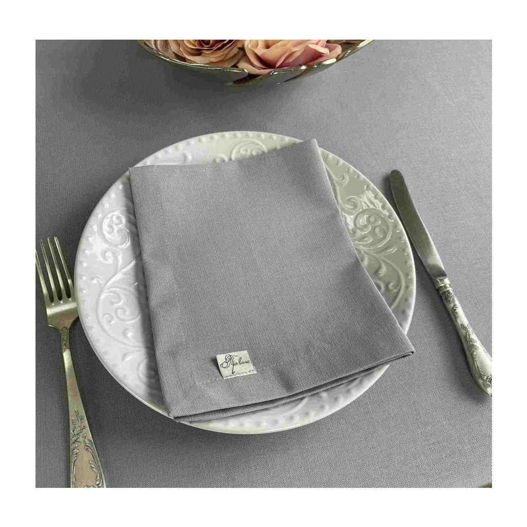 Серветка на стіл Прованс Сіра 35х43 см (21375) - зображення 1