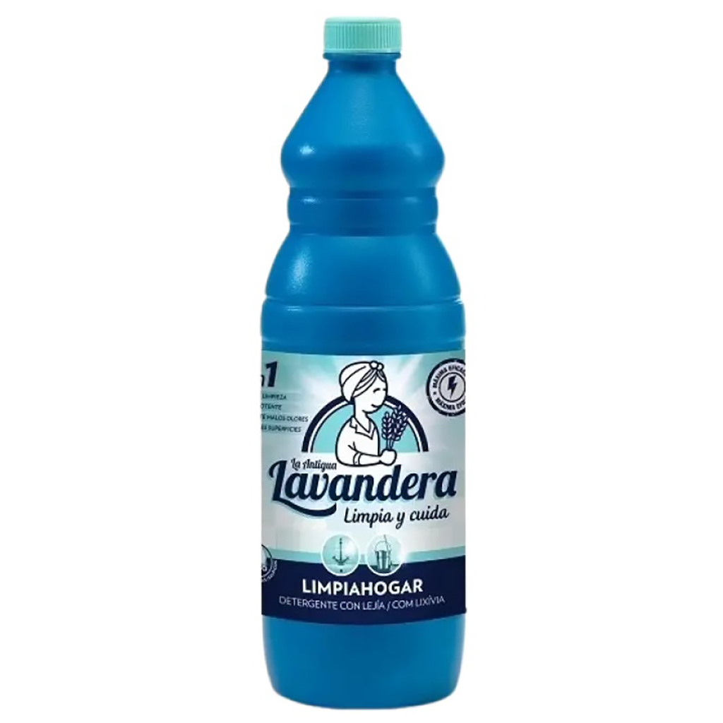 Рідина для чищення ванн La Antigua Lavandera 2 в 1 із хлором Море 1.5 л (8437014202038) - зображення 1