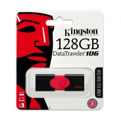 USB флеш накопичувач Kingston 128GB DT106 USB 3.0 (DT106/128GB) - зображення 6