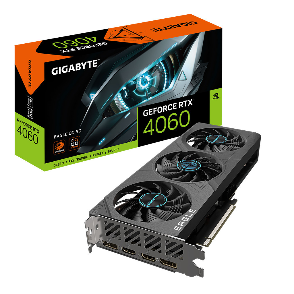 Відеокарта GIGABYTE GeForce RTX4060 8Gb EAGLE OC (GV-N4060EAGLE OC-8GD) - зображення 7