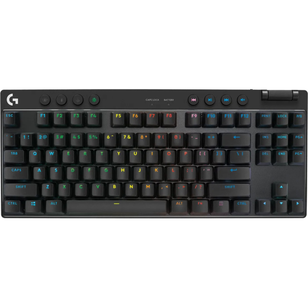 Клавіатура Logitech G PRO X TKL Lightspeed Tactile USB UA Black (920-012136) - зображення 1