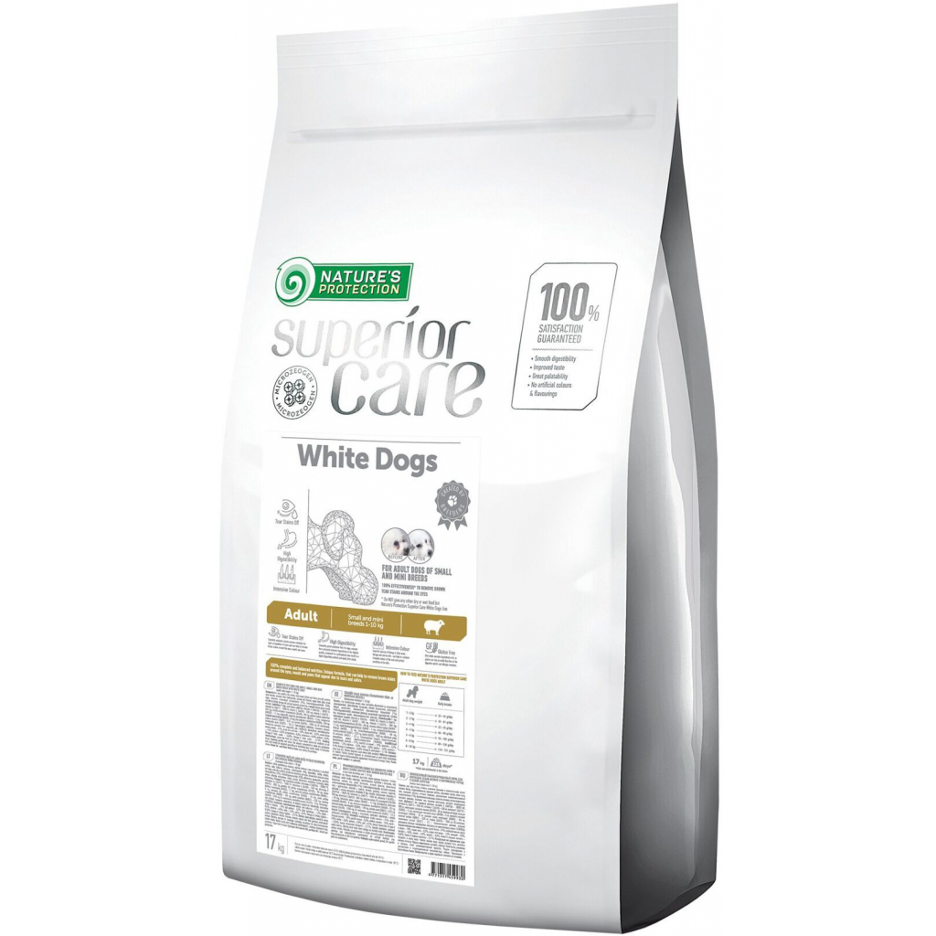 Сухий корм для собак Nature's Protection Superior Care White Dogs Adult Small and Mini Breeds 17 кг (NPSC45993) - зображення 1