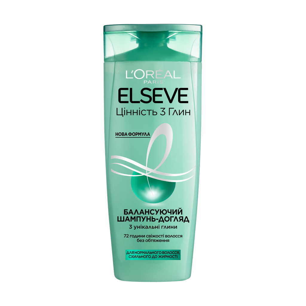 Шампунь Elseve Цінність 3 глин 400 мл (3600523366149) - зображення 1