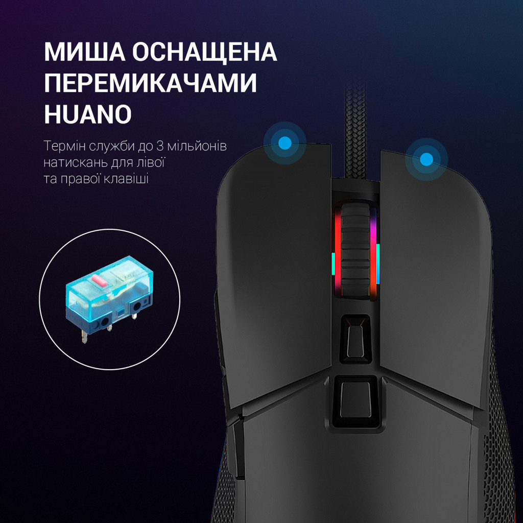 Мишка GamePro GM340 USB Black - зображення 9
