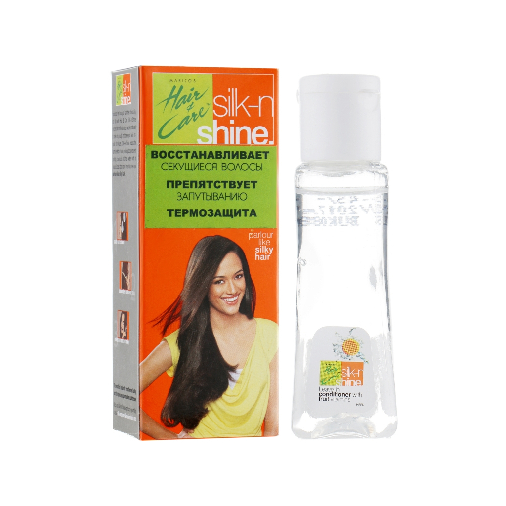 Олія для волосся Hair & Care Silk-n-Shine для посічених кінчиків 18 мл (8901088028417) - зображення 1