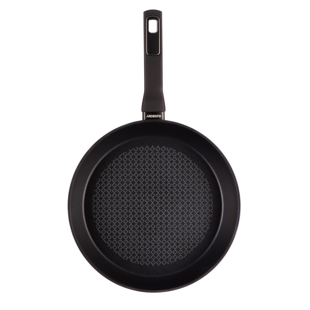Сковорода Ardesto Gemini Lucca, 28см, алюміній, чорний (AR1928GMI) - зображення 4