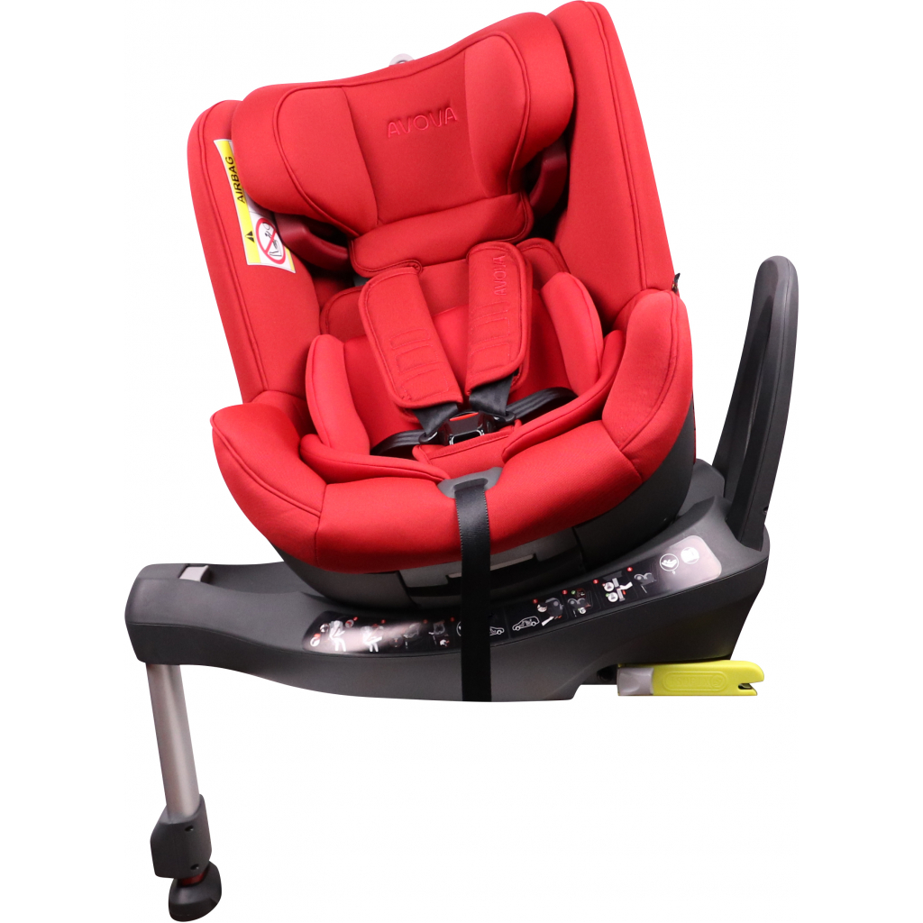 Автокрісло Avova Swan-Fix 0-25 кг Maple Red (4260621466104) - зображення 9