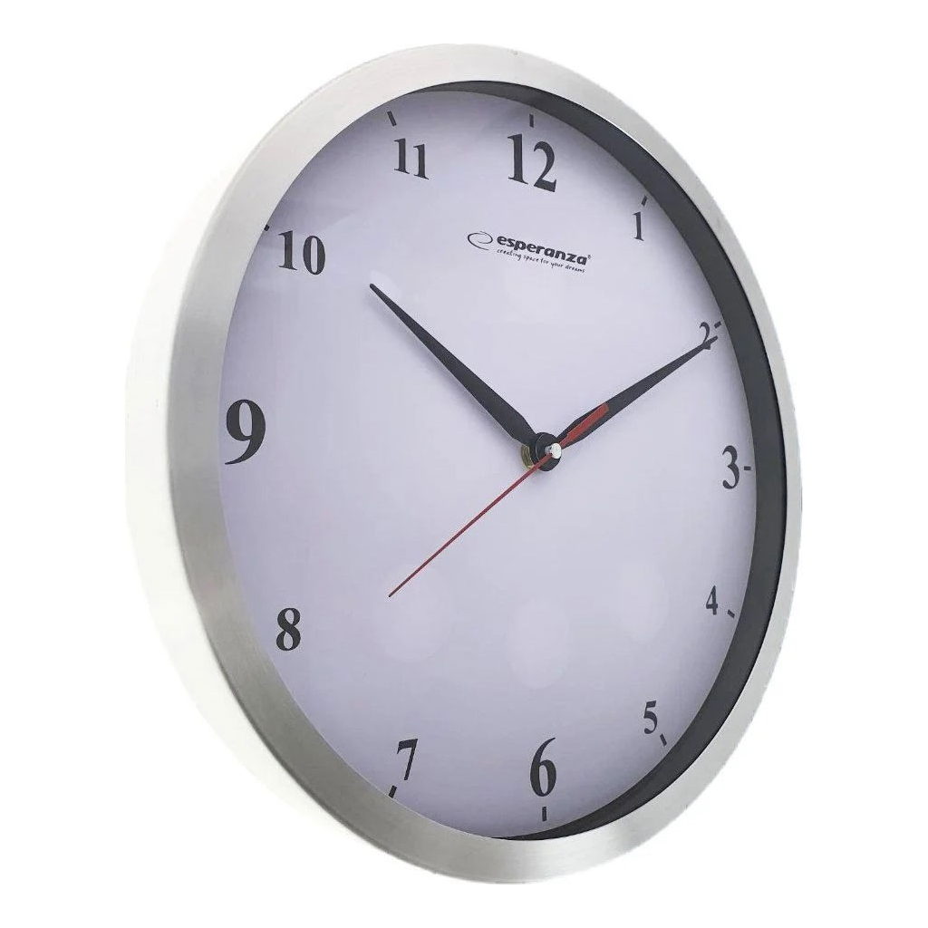 Настінний годинник Esperanza Wall Clock Detroit 30 см White (EHC009W) - зображення 2