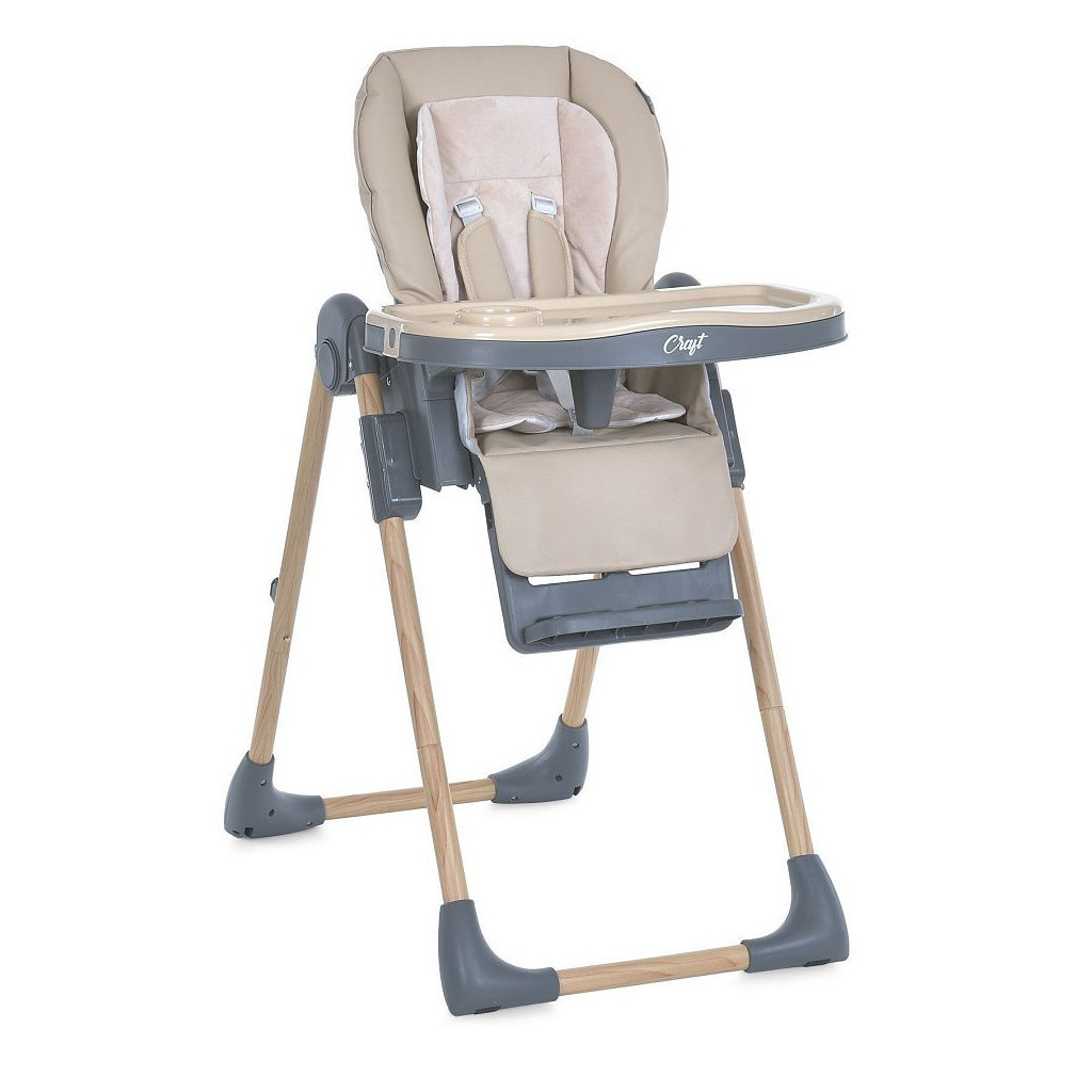 Стілець для годування El Camino ME 1115-W CRAFT beige (ME 1115-W beige) - зображення 2