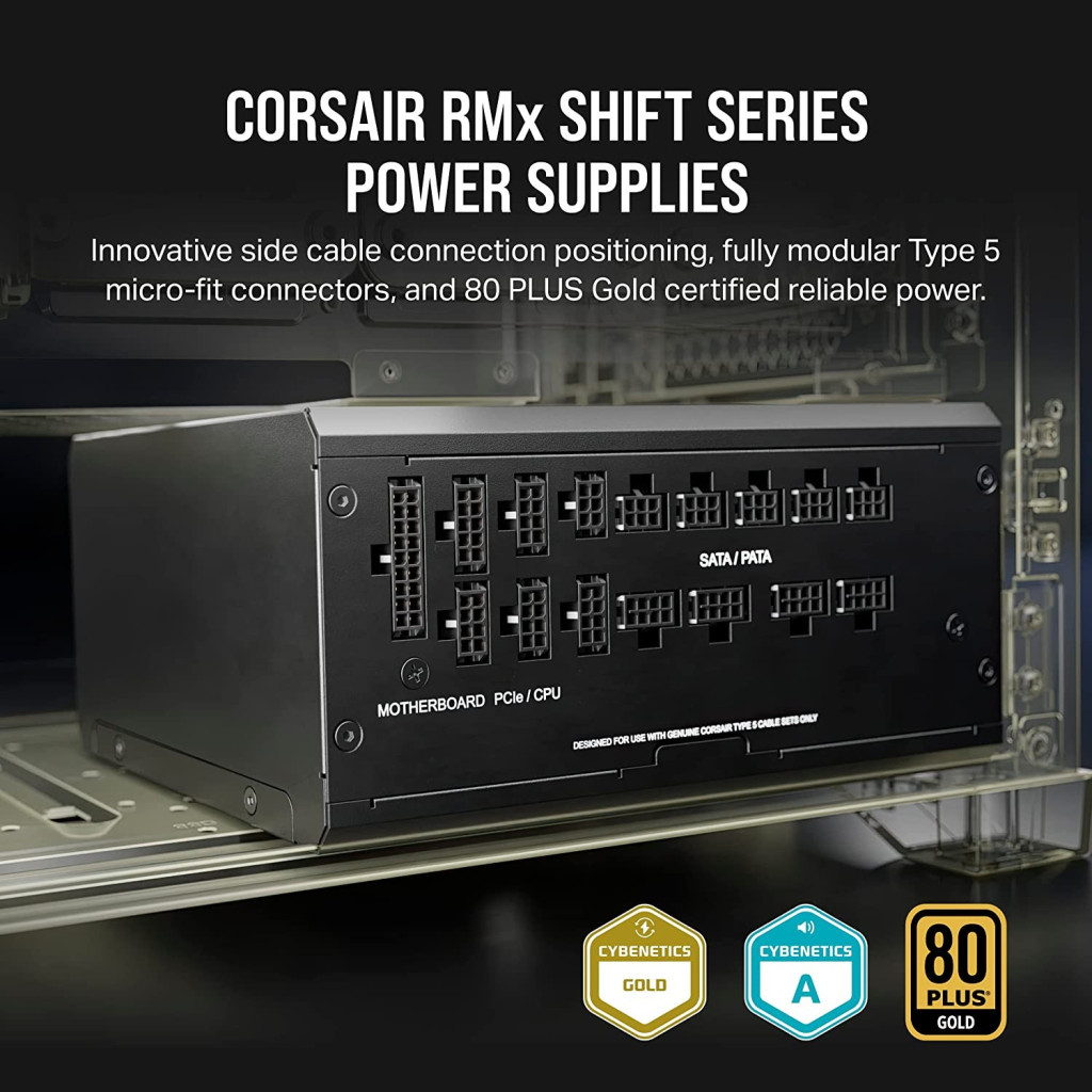 Блок живлення Corsair 750W RM750x Shift PCIE5 (CP-9020251-EU) - зображення 8