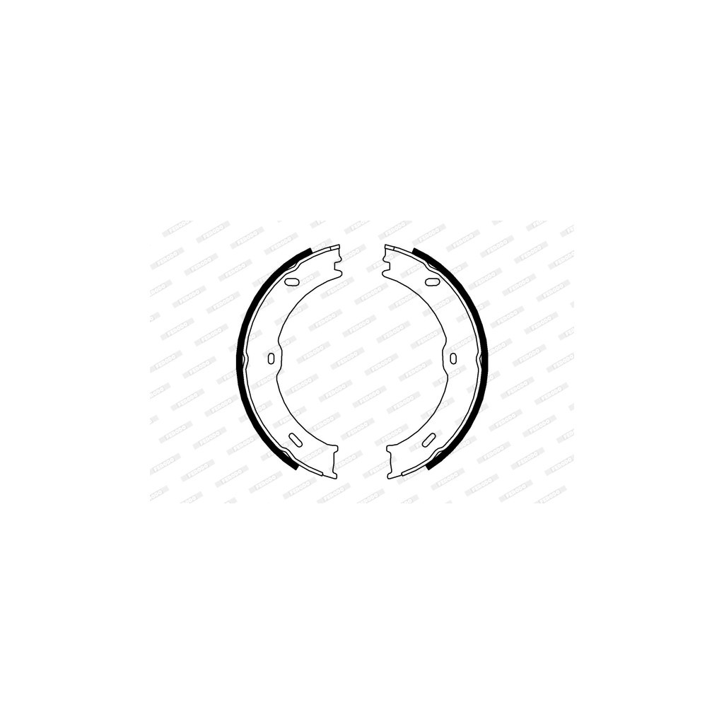 Гальмівні колодки FERODO FSB4001 - зображення 1