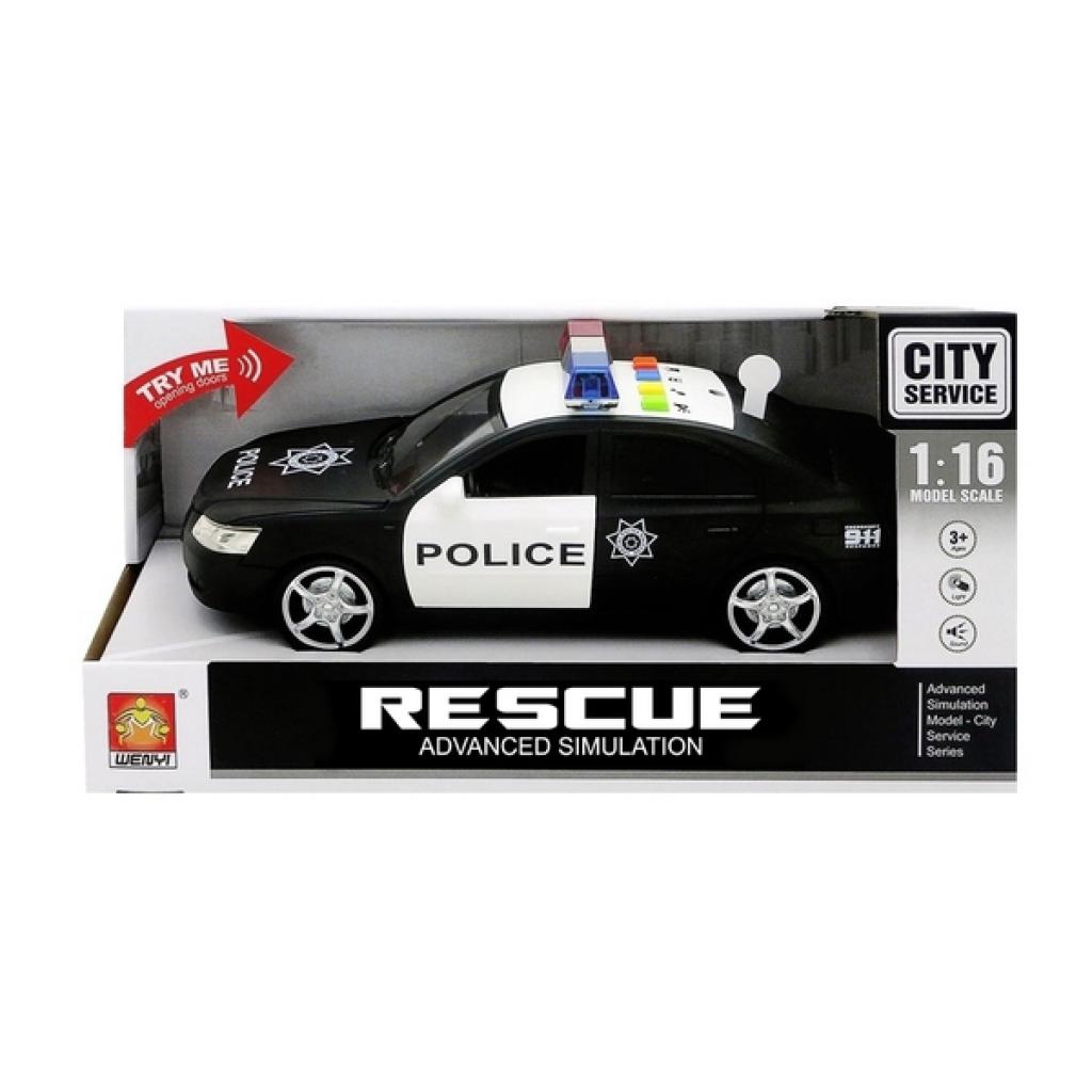 Машина Wenyi інерційна Поліція зі звуком і світлом 1:16 (WY-560B) - зображення 2