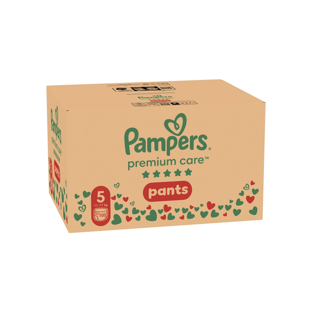 Підгузки Pampers Premium Care Pants Junior Розмір 5 (12-17 кг) 102 шт (8700216829380) - зображення 2