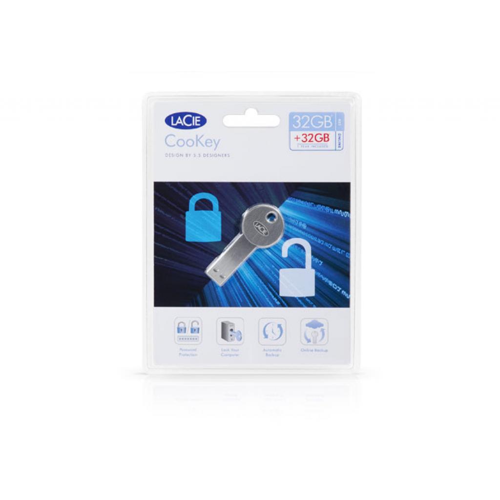 USB флеш накопичувач LaCie 32Gb CooKey (131051) - зображення 5