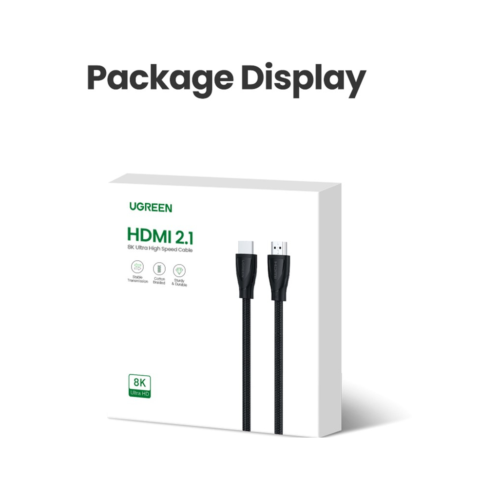 Кабель мультимедійний HDMI M to HDMI M 3.0m V2.1 Ugreen (80404) - зображення 5