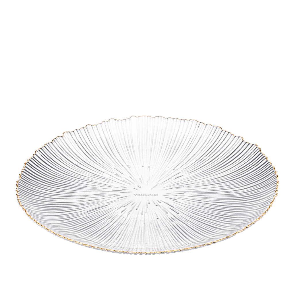 Тарілка Ardesto Mallow, 26.5см, скло, прозорий (AR5013) - зображення 2