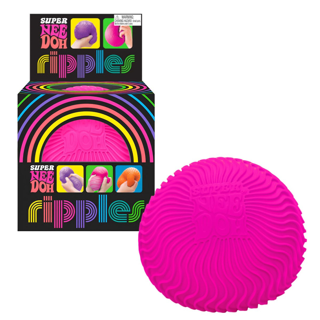 Антистрес NeeDoh серії Super – Яскраві хвилькі (рожевий) (RSPND-6) - зображення 1