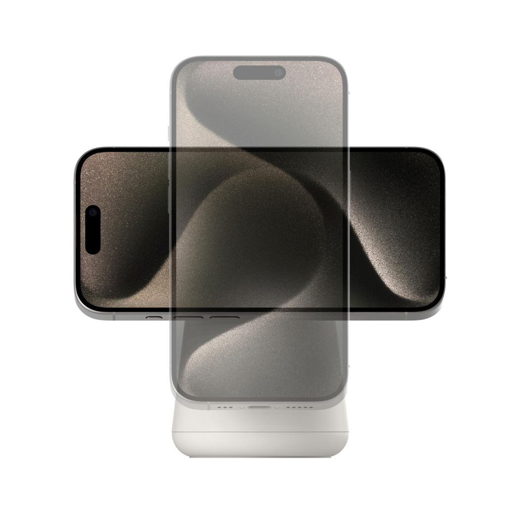 Зарядний пристрій Belkin 2in1 MagSafe iPhone/Watch/AirPods Sand Mass (WIZ020VFH37) - зображення 10