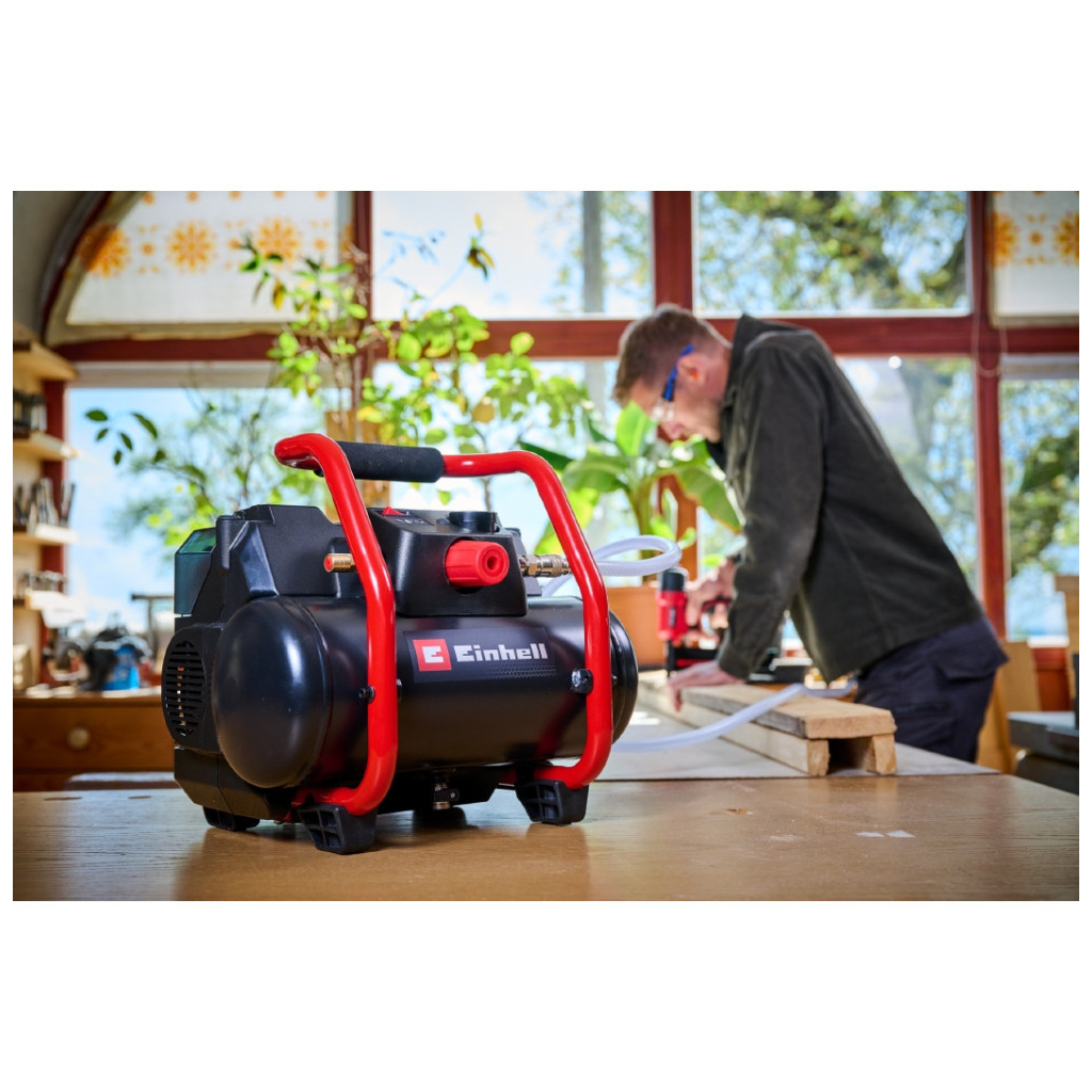 Компресор Einhell TE-AC 36/150, акумуляторний 18В PXC, 8бар, 150л/хв, 6л (без АКБ та ЗП) (4020415) - зображення 3