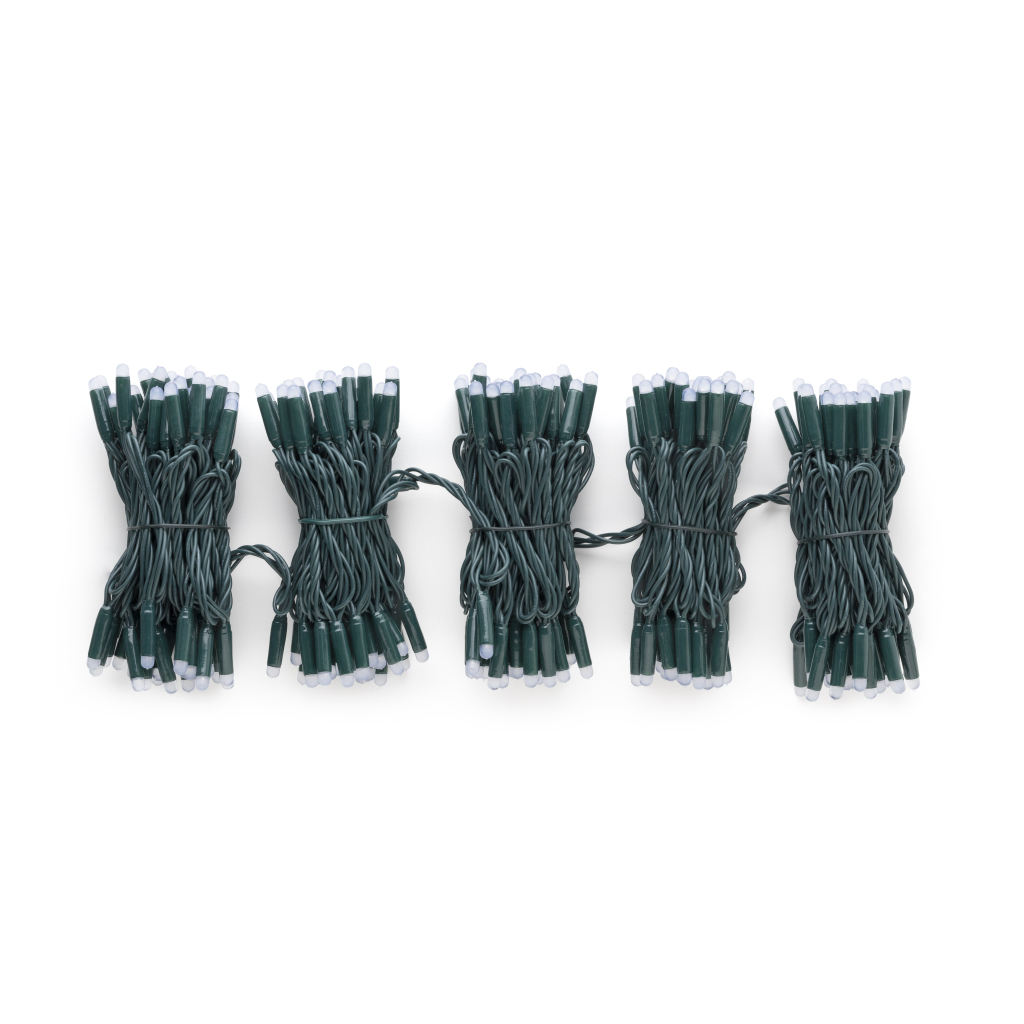 Гірлянда Twinkly PRO Smart LED Curtain RGB 250, AWG22, IP65, зелений (TWP-CU-CA-05X50STP-G) - зображення 1