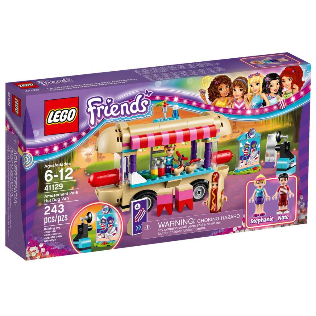 Конструктор LEGO Friends Парк розваг Фургон із хот-догами (41129) - зображення 1
