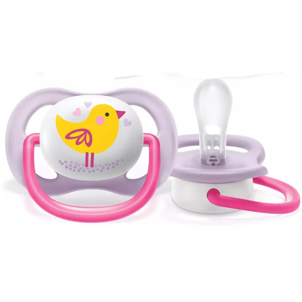 Пустушка Philips AVENT Ultra Air Animal для дівчат, 0-6 міс (SCF080/06) - зображення 3