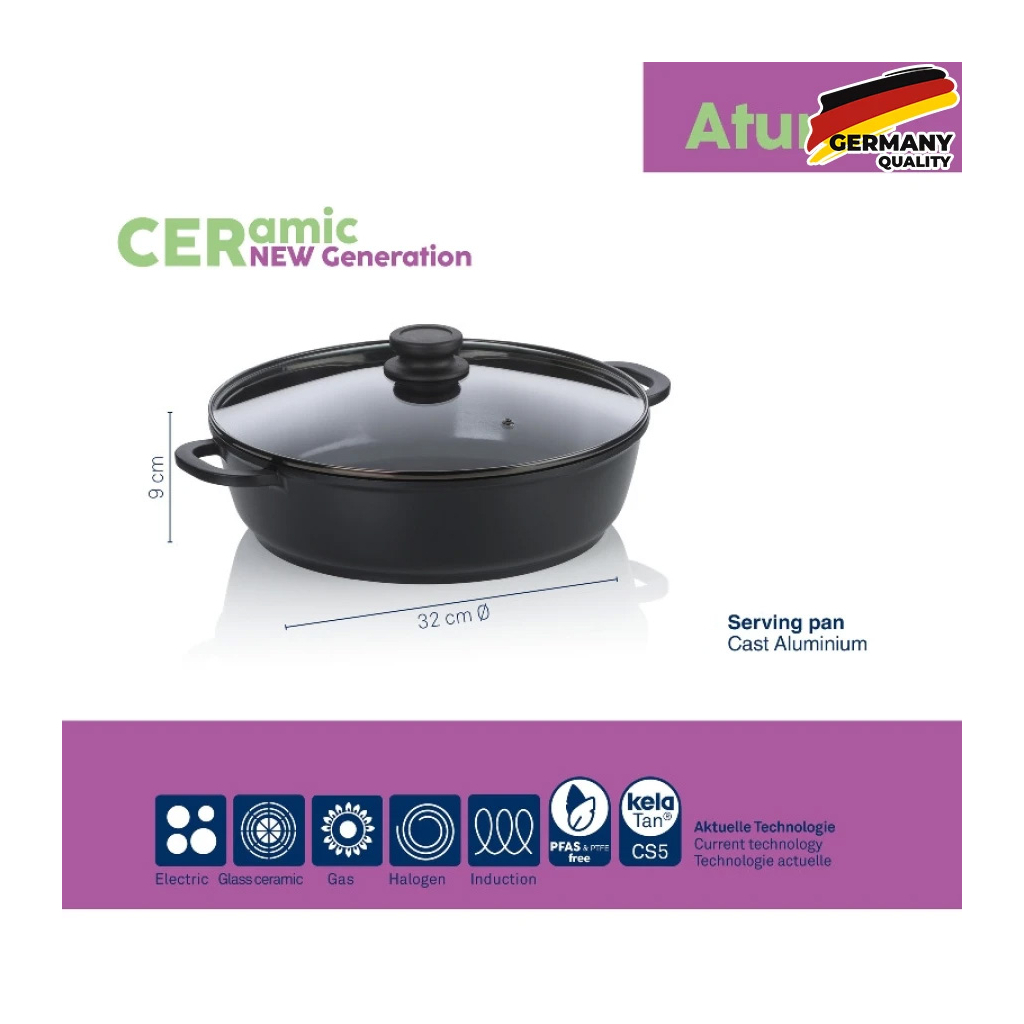 Сотейник Kela Atura з кришкою 28 см, 5 л (15167) - зображення 5