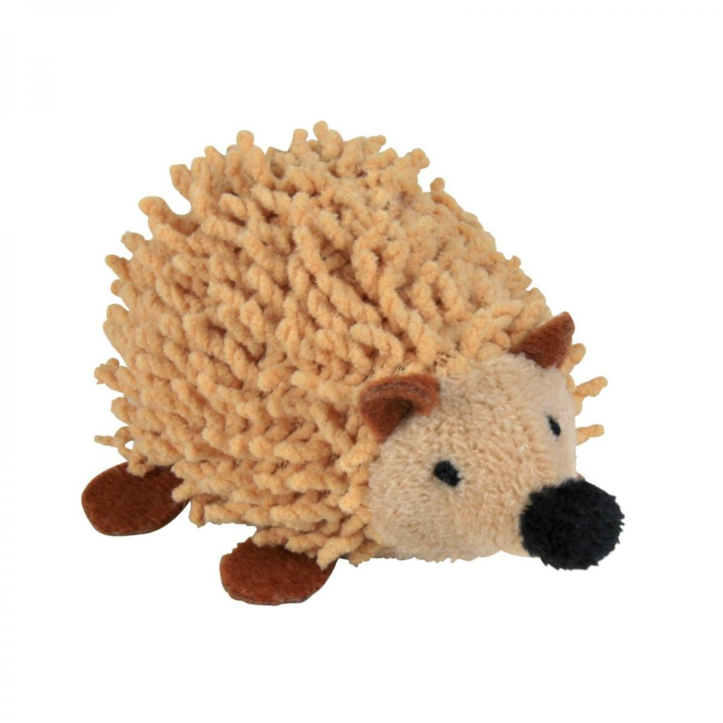 Іграшка для котів Trixie Їжачок плюшевий кошлатий з мікрочипом 8 см (4011905457826) - зображення 1