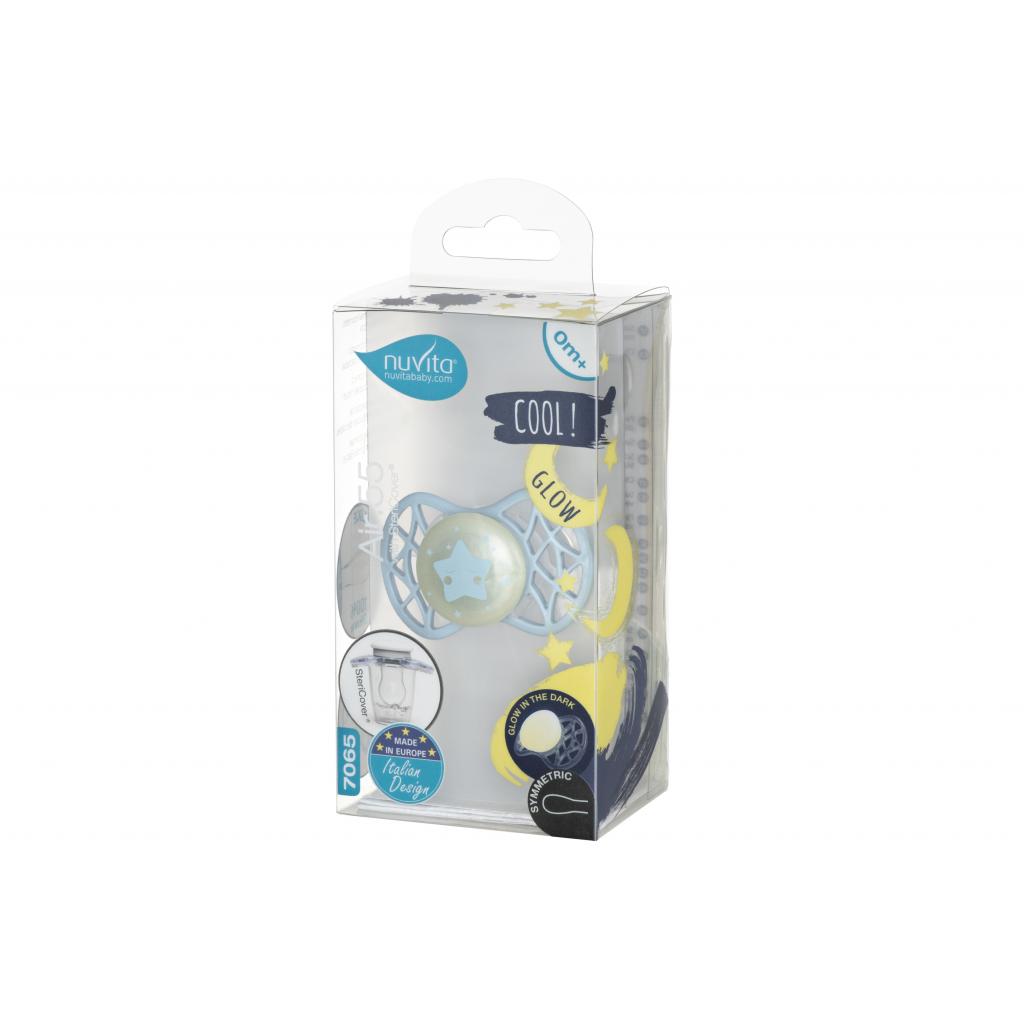 Пустушка Nuvita Air55 Cool 0m+ симетрична світиться у темряві (NV7065GA) - зображення 3