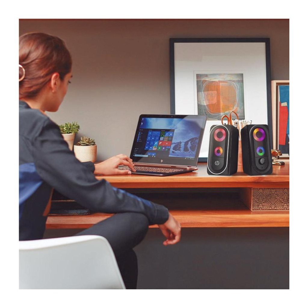 Акустична система HP DHE-6001 LED RGB Black (DHE-6001) - зображення 6