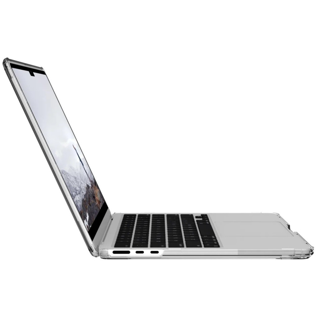 Чохол до ноутбука UAG 13" Apple MacBook AIR 2022 Lucent, Ice/Black (134008114340) - зображення 6