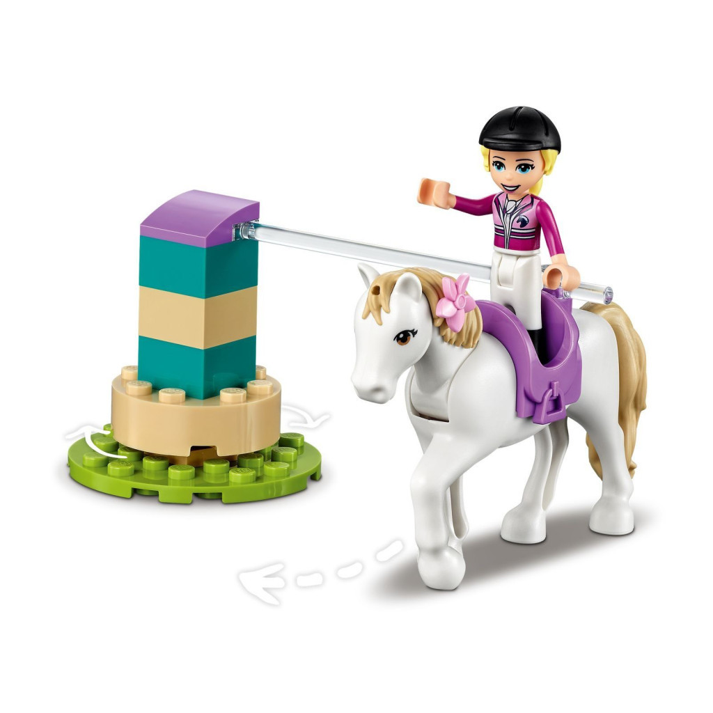 Конструктор LEGO Friends Тренування коня та причіп для перевезення 148 деталей (41441) - зображення 9