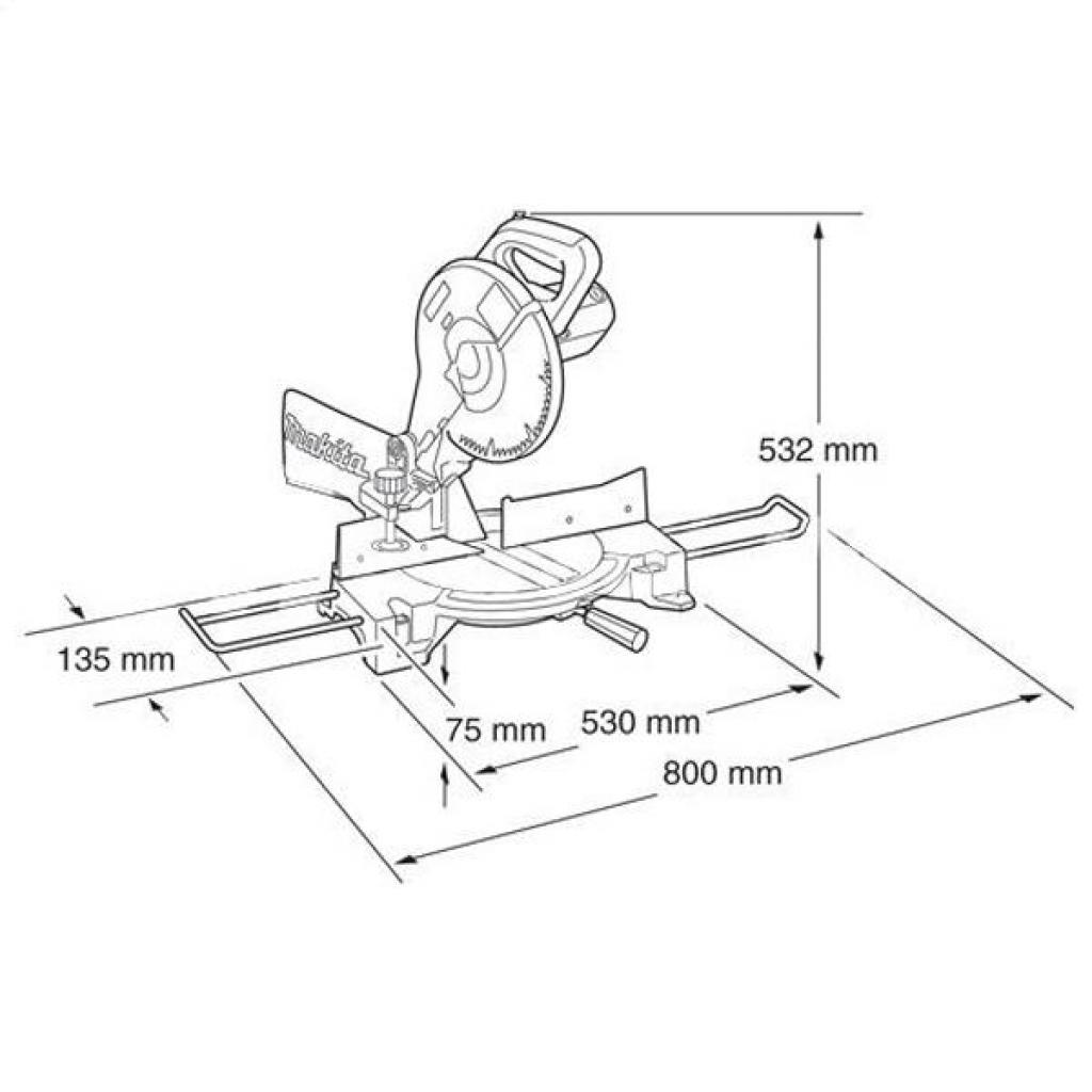 Торцювальна пила Makita LS1040 - изображение 5