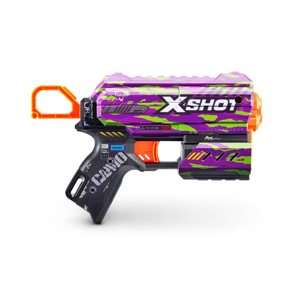 Іграшкова зброя Zuru X-Shot Швидкострільний бластер Skins Flux Crucifer (8 патронів) (36516J) - зображення 2