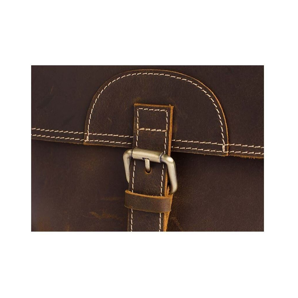 Сумка Vintage Коричнева (14675) - зображення 12