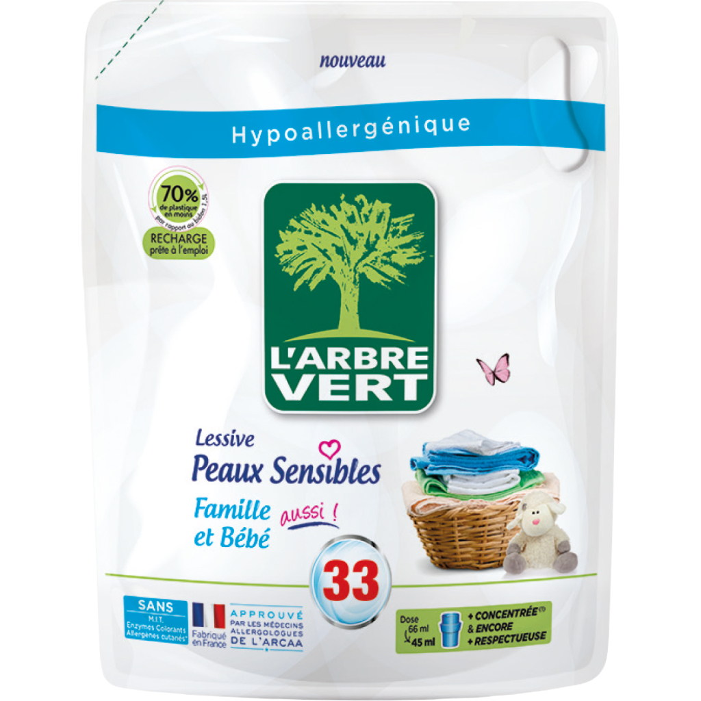 Гель для прання L'Arbre Vert для чутливої шкіри запасний блок 1.5 л (3450601031816) - зображення 1