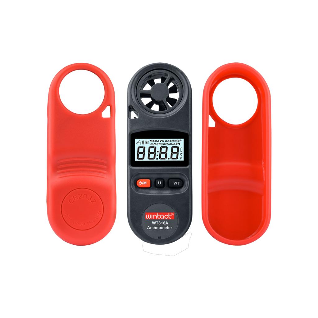 Анемометр Wintact цифровий 0,7-30м/с, -10-45°C (WT816A) - зображення 5