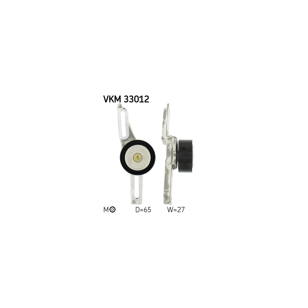Ролик натягувача ременя SKF VKM 33012 - зображення 1