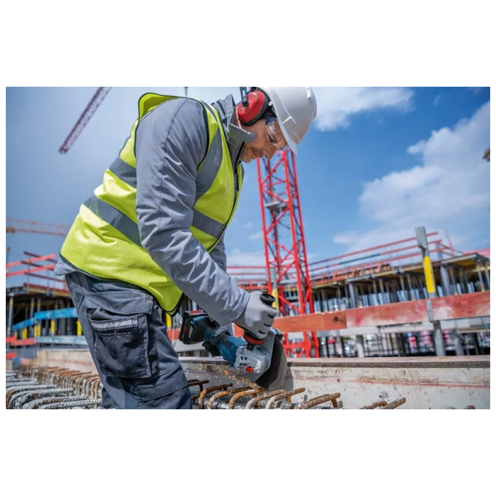 Шліфувальна машина Bosch GWS 182P 125 мм 18V, 2800-9000об/хв, 1.7кг (без АКБ та ЗП) (0.601.9H6.L01) - зображення 8